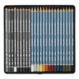 Cretacolor The Aquarino Box Watercolor Drawing Set - Set of 24 (set contents)