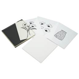 Gelli Arts Print & Collage Studio Set - Fancy Flowers