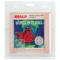 Gelli Arts Print & Collage Studio Set - Wings In Motion front of packaging