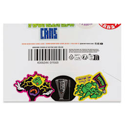 Montana Sticker Set - No. 4, Set of 12, back of packaging