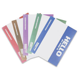 Montana Hello My Name Is Sticker Packs - Metallic, Pkg of 100