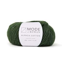 Mode at Rowan Alpaca Cotton Yarn - Foliage Green, 131 yds