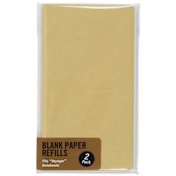 Peter Pauper Press Voyager Notebook Refills - Blank, 60 Pages, Pkg of 2