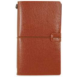 Peter Pauper Press Voyager Notebook - 4.75" x 7.9", Nutmeg, front cover