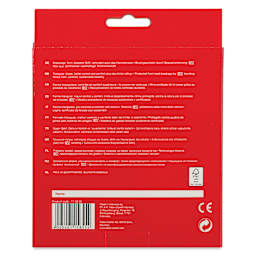 Faber-Castell Triangular Colored EcoPencils - Set of 24, back of the packaging