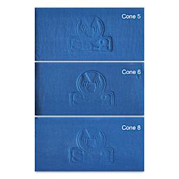Sio-2 Upsala Blue Porcelain, fired at cone 5, 6, and 8