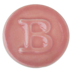 Botz Pro Glaze - Pearl Pink, 200 ml sample fired to 1150°C / 2102°F
