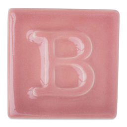 Botz Pro Glaze - Pearl Pink, 800 ml sample fired to 1050°C / 1922°F