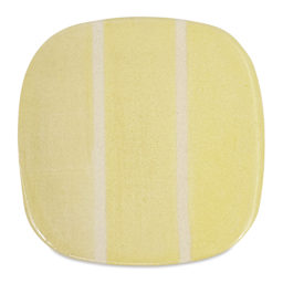 Speedball Mid-Fire Glaze - Biscotti - application tile (varied thickness layers)