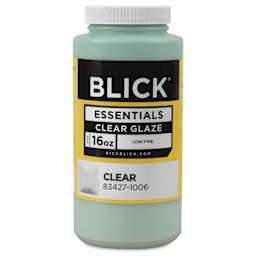 Blick Essentials Clear Glaze - 16 oz (Pint), front of bottle