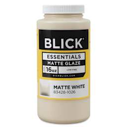 Blick Essentials Matte Glaze - White, 16 oz (Pint)