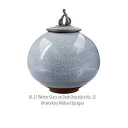 KI-21 Winter Glass on Dark Chocolate No. 32 Artwork by Michael Sprague