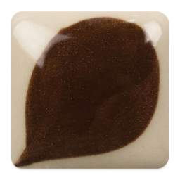 Duncan E-Z Stroke Translucent Underglaze - French Brown fired to cone 10 reduction