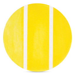 Speedball Studio Plus Glaze - Bumblebee, 16 oz one, two, and three coat comparison