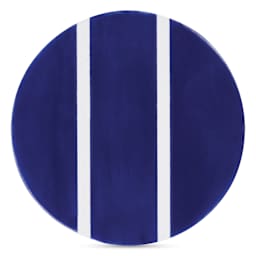 Speedball Studio Plus Glaze - Lapis Lazuli, 16 oz one, two, and three coat comparison