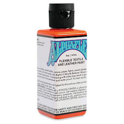 Alpha6 AlphaFlex Textile and Leather Paint - Vermilion, 147 ml, Bottle