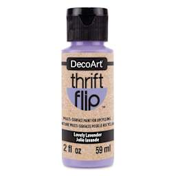 DecoArt Thrift Flip Multi-Surface Paint - Lovely Lavender, 2 oz