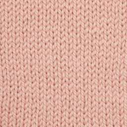 Wool and the Gang Alpachino Merino Yarn - Cameo Rose knitted sample