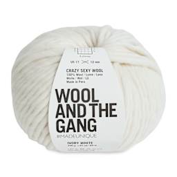 Wool and the Gang Crazy Sexy Wool Yarn - Ivory White