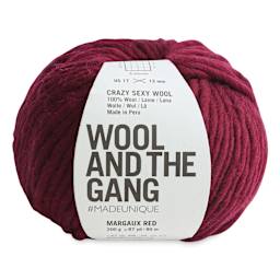 Wool and the Gang Crazy Sexy Wool Yarn - Margaux Red