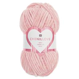 Rico Design Creative Chenillove Yarn - Pink, 120 yds