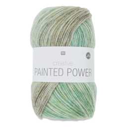 Rico Design Creative Painted Power Yarn - Forest Greens, 340 yds