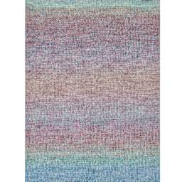 Rico Design Creative Painted Power Cotton DK Yarn - Deep Ocean. 100 g close up to show texture