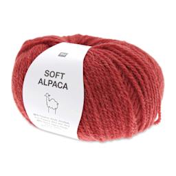Rico Design Soft Alpaca Yarn - Red, 137 yds