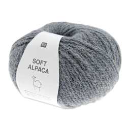Rico Design Soft Alpaca Yarn - Blue, 137 yds