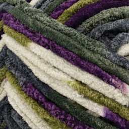 Lion Brand Cover Story Favorite Blanket Yarn - Vineyard, 10.5 oz close up to show texture