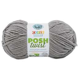 Lion Brand Cover Story Posh Twist Yarn - Truffle, 232 yds