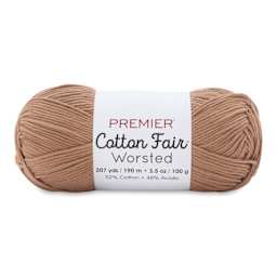 Premier Yarn Cotton Fair Worsted Yarn - Cinnamon, 207 yds