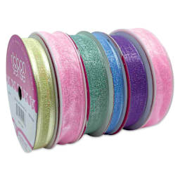 Morex Ribbon Assortments - Pastel Palette, Set of 6 Rolls