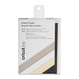 Cricut Joy Cards, Inserts, and Envelopes - Neutrals, Package of 12 (In packaging)