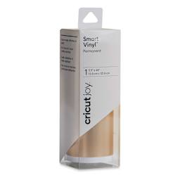 Cricut Joy Permanent Smart Vinyl - Matte Metallic Champagne, 5-1/2" x 48", Roll (In packaging)