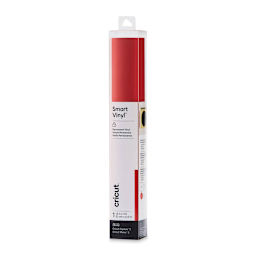Cricut Permanent Smart Vinyl - Red, Shimmer, 13" x 3 ft, Roll (In packaging)