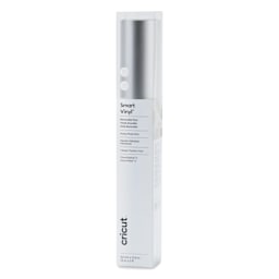 Cricut Removable Smart Vinyl - Metallic Silver, roll inside of the packaging