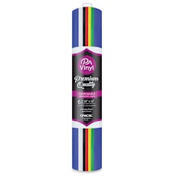 PA Vinyl Removable Vinyl Sheets with Transfer Tape - Primary Colors, Set of 6 (In packaging)