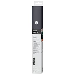 Cricut Smart Iron-On Heat Transfer Vinyl - Navy, 13" x 3 ft, Roll front of packaging