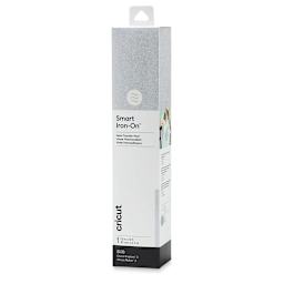 Cricut Smart Iron-On Heat Transfer Vinyl - Silver Glitter, 13" x 9 ft, Roll