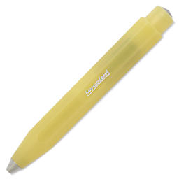 Kaweco Frosted Sport Ballpoint Pen - Sweet Banana - retracted