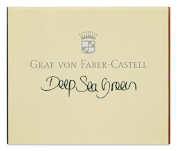 Graf von Faber-Castell Fountain Pen Cartridges - Deep Sea Green, Pkg of 6 - front of packaging