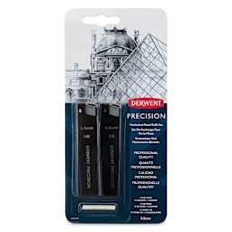 Derwent Precision Mechanical Pencil - Refill, Set of 5, front of the packaging