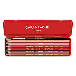Caran d’Ache Nina Cosford Special Edition Creative Set - open packaging showing contents