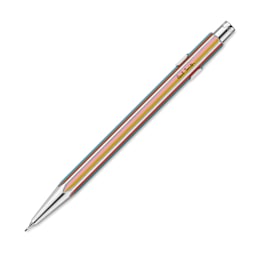 Caran d'Ache Paul Smith Special Edition 849 Mechanical Pencil - Raw Silver, 0.5 mm, side view