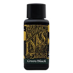 Diamine Fountain Pen Ink - Green/Black, 30 ml