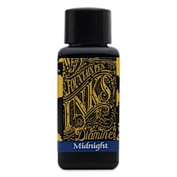 Diamine Fountain Pen Ink - Midnight, 30 ml