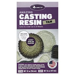 Alumilite Amazing Casting Resin - 32 oz, Tan - front of packaging