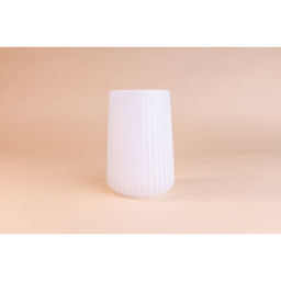 Jesmonite Silicone Fluted Vase Mold empty