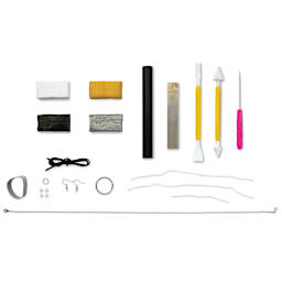 Sculpey Mokume Gane Jewelry Kit contents